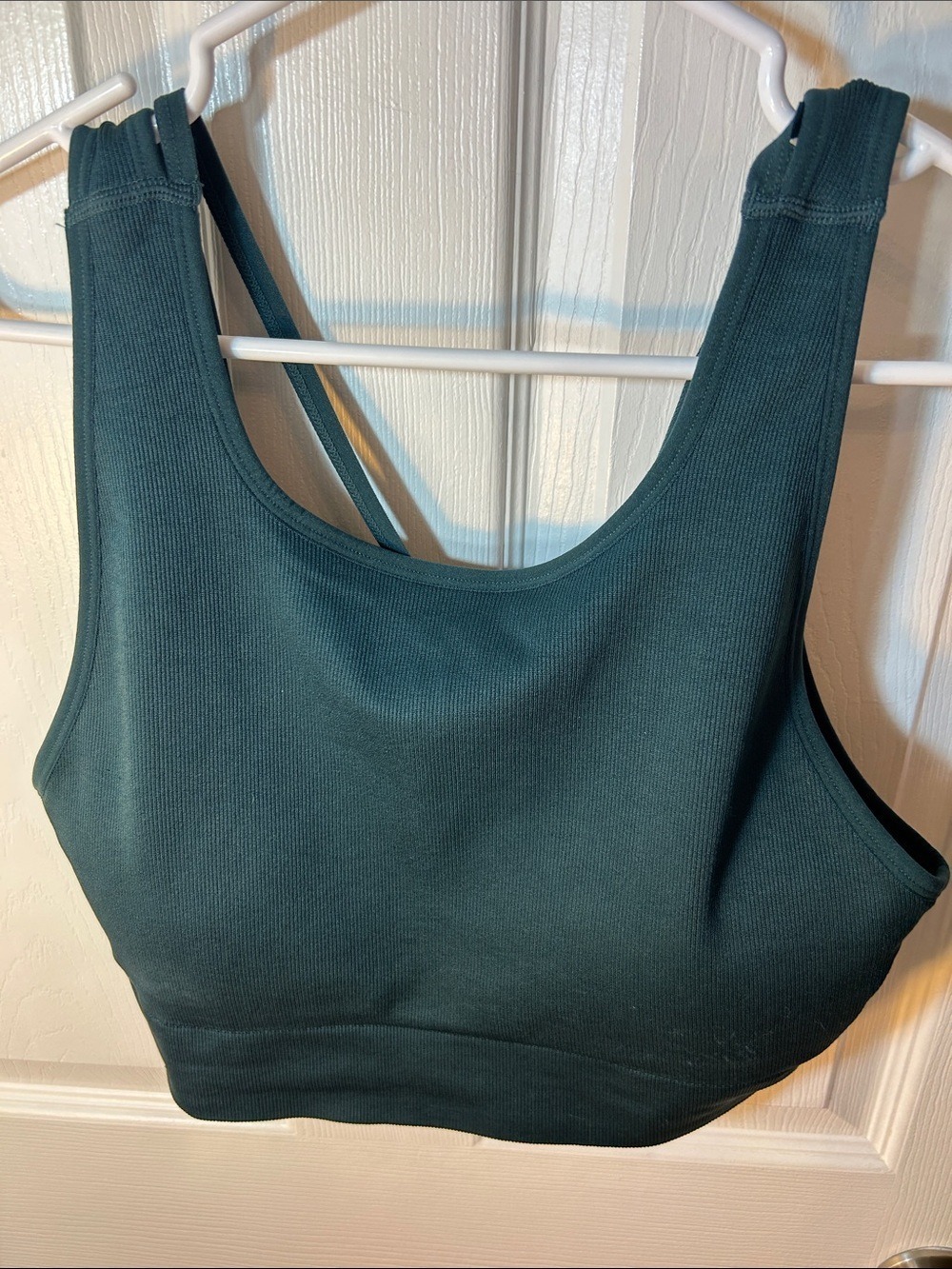 New balance green seamless medium impact Sports Bra with Strappy Back size XXL - Picture 7 of 8
